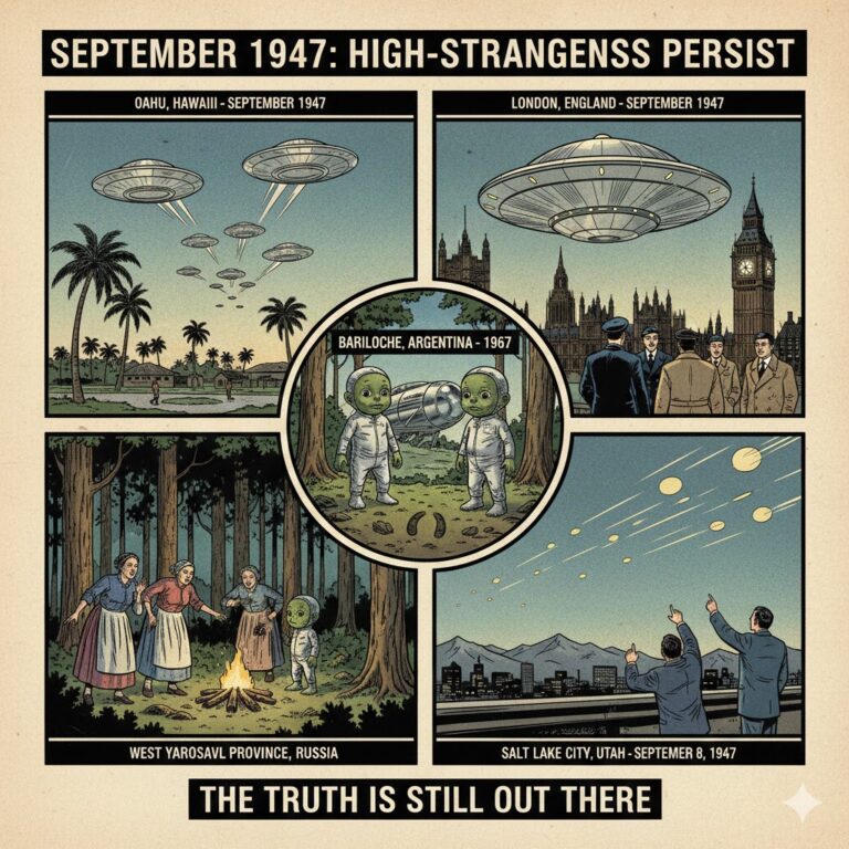 September 1947 UFO Sightings and Alien Encounters Archive