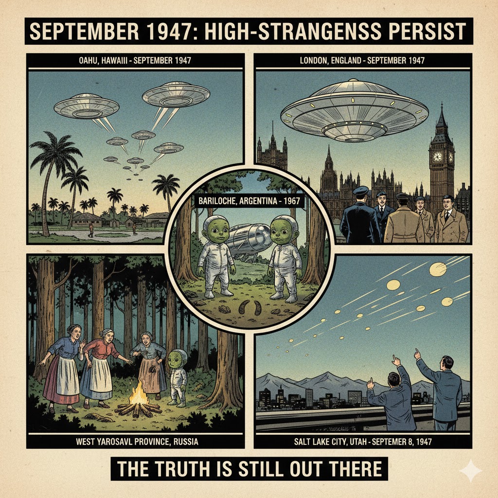 September 1947 UFO Sightings and Alien Encounters Archive