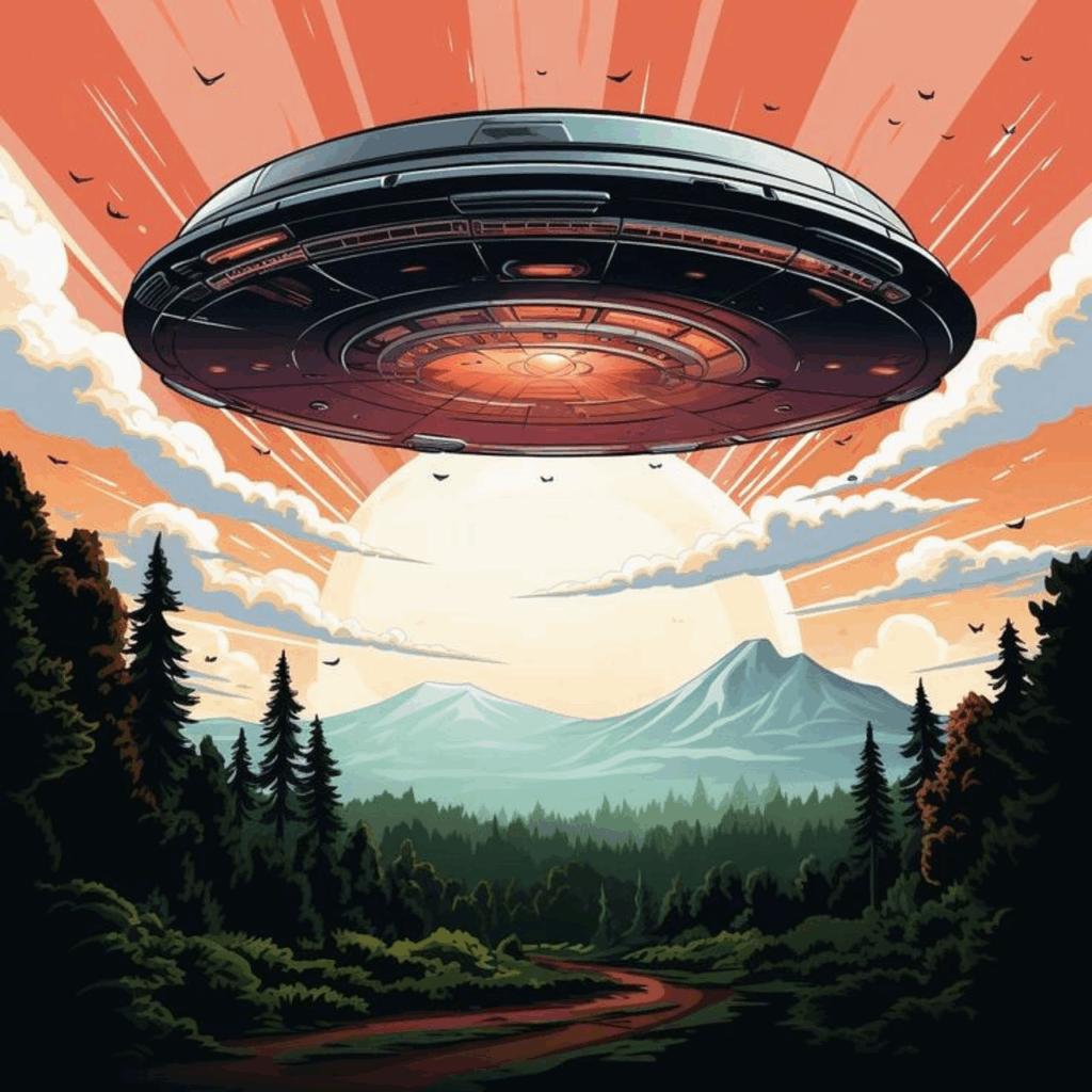 extraterrestrial, ufo, alien, ai generated, space, spaceship, saucer, science fiction, fiction, cosmos, fancy, futuristic, nature, sky-8669256.jpg