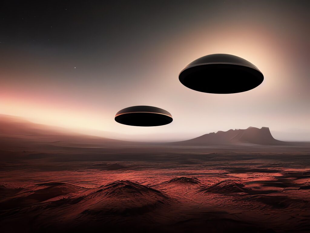 generated, ufo, extraterrestrial, flying saucer, spatialship, technology, invasion, exploration, aliens, cosmos, universe, science fiction, fancy-7611929.jpg