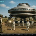 Farmer encountering six small entities beside a landed double-saucer craft near Veghenza, Ferrara, Italy, August 1951