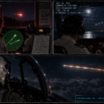 Illustrated collage of the second week of July 1952 UFO cases including the Belleville Illinois radar-fireball case and the Nash-Fortenberry sighting