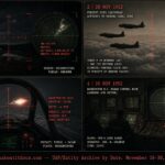 Collage of late November 1952 UFO sightings including the Panama Canal radar case and the Goose Bay Labrador F-94 pursuit